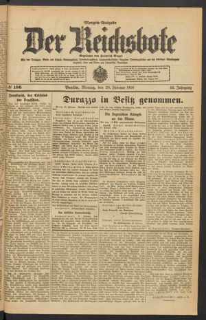 Der Reichsbote vom 28.02.1916