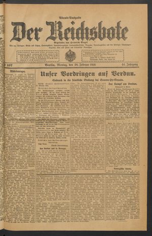 Der Reichsbote vom 28.02.1916