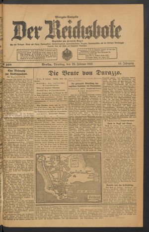 Der Reichsbote vom 29.02.1916