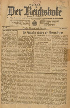 Der Reichsbote vom 01.03.1916