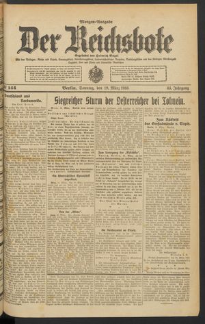 Der Reichsbote on Mar 19, 1916