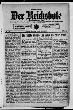Der Reichsbote on Apr 2, 1916