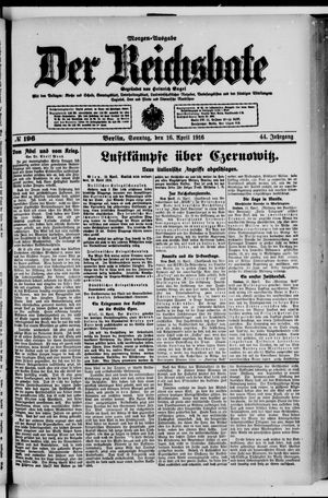 Der Reichsbote on Apr 16, 1916