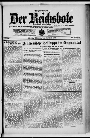 Der Reichsbote vom 19.04.1916