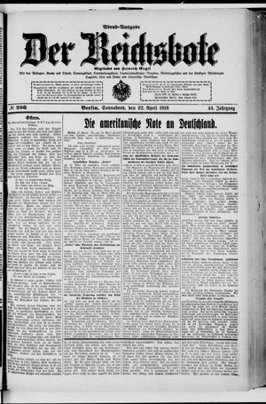Der Reichsbote vom 21.04.1916