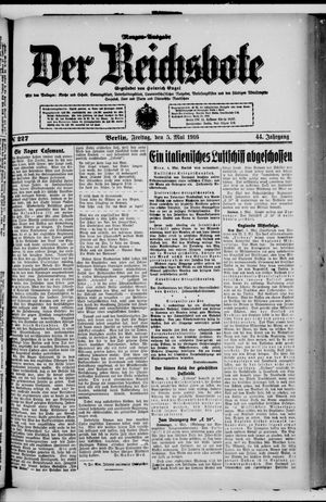 Der Reichsbote on May 5, 1916