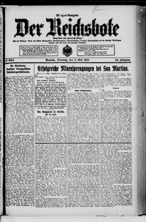 Der Reichsbote on May 9, 1916
