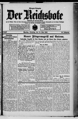 Der Reichsbote vom 16.05.1916
