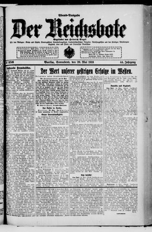 Der Reichsbote vom 20.05.1916