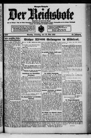 Der Reichsbote on May 23, 1916