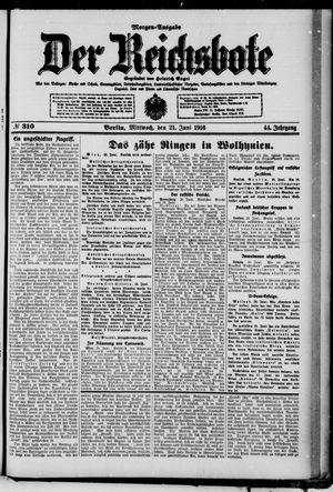 Der Reichsbote vom 21.06.1916