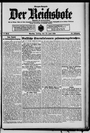 Der Reichsbote vom 23.06.1916