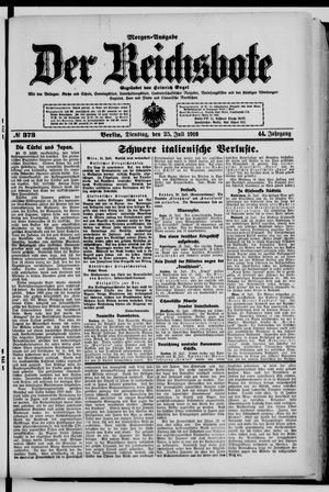 Der Reichsbote vom 25.07.1916