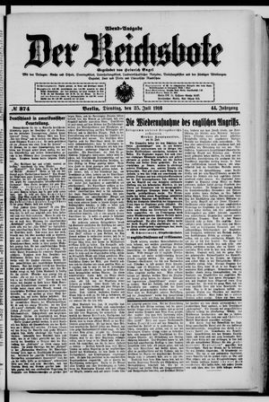 Der Reichsbote vom 25.07.1916