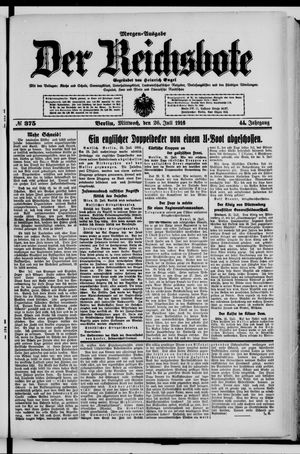 Der Reichsbote vom 26.07.1916