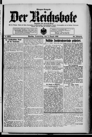 Der Reichsbote vom 03.08.1916