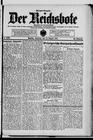 Der Reichsbote vom 13.08.1916