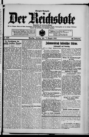 Der Reichsbote vom 18.08.1916