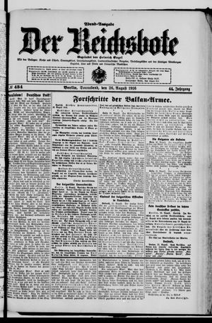 Der Reichsbote vom 26.08.1916