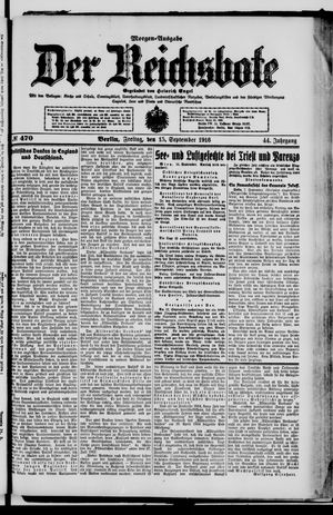 Der Reichsbote vom 15.09.1916