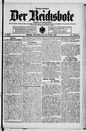 Der Reichsbote vom 14.10.1916