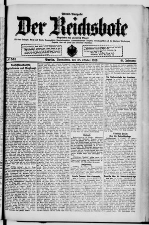 Der Reichsbote vom 28.10.1916
