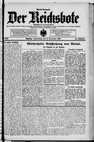 Der Reichsbote vom 09.11.1916
