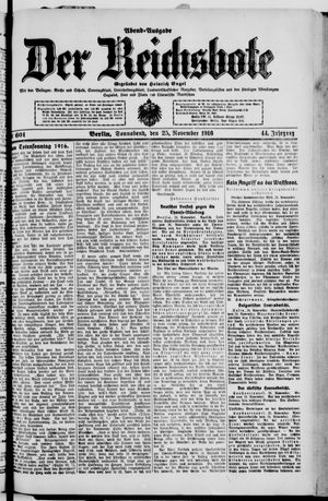 Der Reichsbote vom 25.11.1916