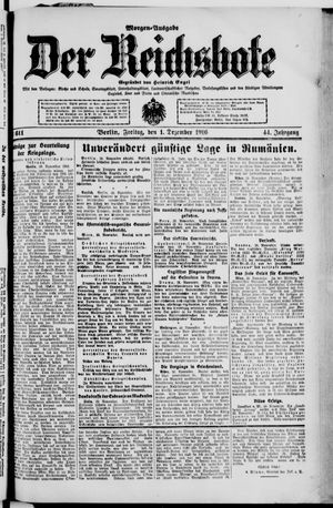 Der Reichsbote vom 01.12.1916