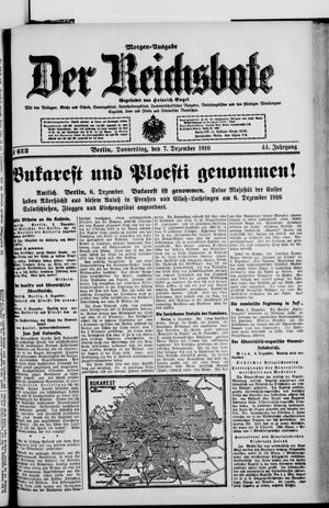 Der Reichsbote vom 07.12.1916