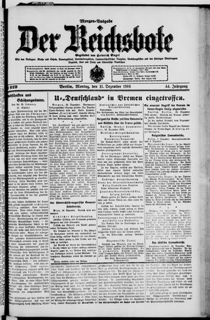 Der Reichsbote vom 11.12.1916