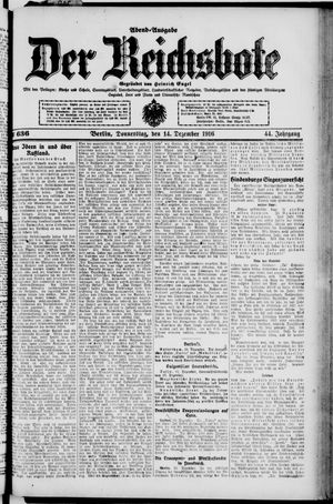 Der Reichsbote vom 14.12.1916