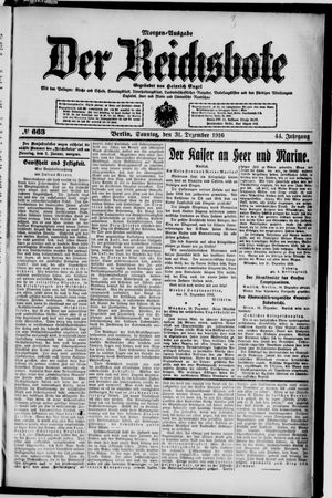 Der Reichsbote vom 31.12.1916