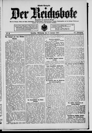 Der Reichsbote on Jan 3, 1917