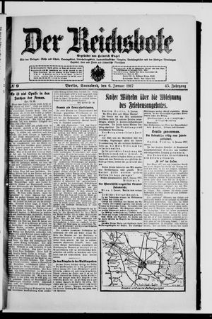 Der Reichsbote vom 06.01.1917