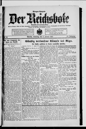 Der Reichsbote vom 07.01.1917