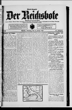 Der Reichsbote on Jan 9, 1917