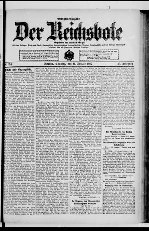Der Reichsbote vom 14.01.1917