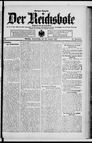 Der Reichsbote on Jan 18, 1917