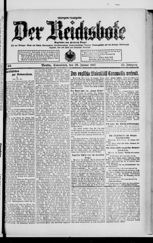 Der Reichsbote on Jan 20, 1917
