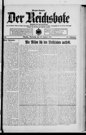 Der Reichsbote on Jan 24, 1917