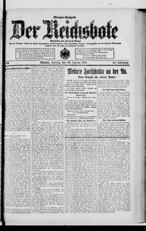 Der Reichsbote vom 26.01.1917