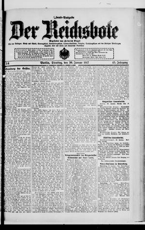 Der Reichsbote vom 30.01.1917