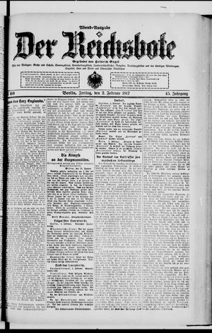 Der Reichsbote on Feb 2, 1917