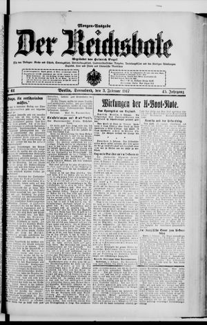 Der Reichsbote vom 03.02.1917