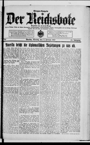 Der Reichsbote on Feb 5, 1917