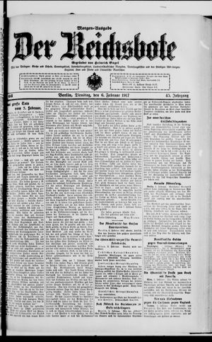 Der Reichsbote on Feb 6, 1917