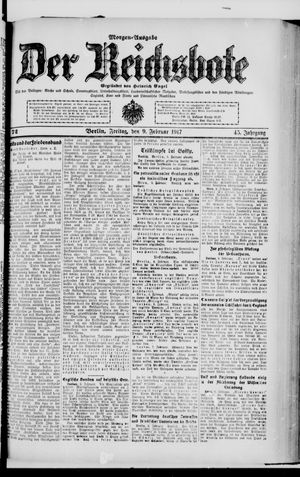 Der Reichsbote vom 09.02.1917
