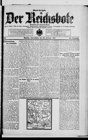 Der Reichsbote vom 10.02.1917