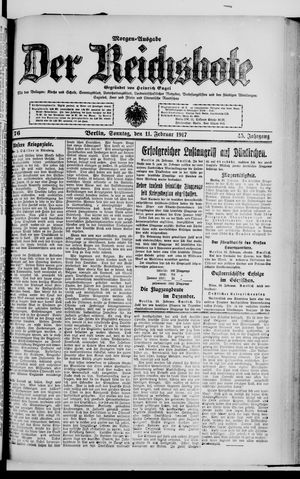 Der Reichsbote on Feb 11, 1917